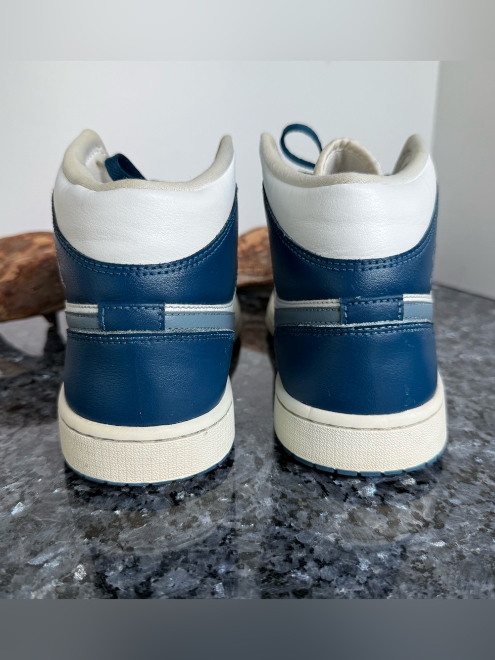 Nike Air Jordan 1 Mid Sneakers, Sky J French Blue White, BQ6472-414 W size 11 - Picture 2 of 12